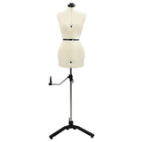 Adjustable Dress Form Female Height Adjustable Cream S Velvet 42018602
