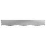 Lawn Edging 10 pcs 103 x 15 cm Steel Silver 8008460
