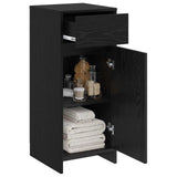 Bathroom Cabinet Black Oak 35 x 36.5 x 85 cm Engineered Wood 890745