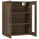 Hanging Wall Cabinet Brown Oak 69.5x34x90 cm 817392