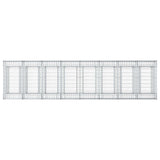 Gabion Raised Bed 3 pcs Silver 3422220
