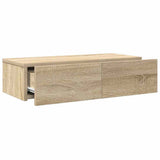 Wall Shelf with Drawers Sonoma Oak 60x26.5x15 cm Engineered Wood 859970