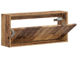 Wall-Mounted Shoe Cabinet ZWOLLE 71 x 17 x 43 cm Old Wood 896413