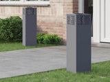 Solar LED Pathway Light 2 pcs Anthracite Cold Rolled Steel 879732