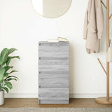 Sideboard Grey Sonoma 37.5x35x76 cm Engineered Wood 861756