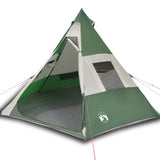 Camping Tent Tipi 7-Person Green Waterproof 94427