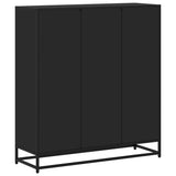 Bookcase Black 97.5x33x107.5 cm Engineered Wood and Metal 3300860