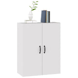 Hanging Cabinet White 69,5x34x90 cm Engineered Wood 812267