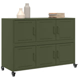 Sideboard Olive Green 100.5x39x72 cm Steel 846744