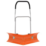 Dual Angle Snow Shovel with Extendable Handle Orange Steel 364820