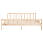 Bed Frame without Mattress Solid Wood 160x200 cm 810689