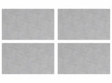Stair Tread Rectangular 4 pcs Silver 50 x 40 cm Aluminium 4104320