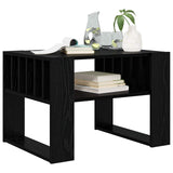 Coffee Table Black Oak 66 x 49.5 x 45 cm Engineered Wood 8000117