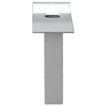 ZNTS Mesh Garden Gate Galvanised Steel 289x75 cm Grey 143362