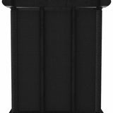 322618 15-Cube Display Shelf Black 103x30x175,5 cm Fabric