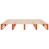 Bed Frame without Mattress Wax Brown 180x200 cm Super King Solid Wood Pine 3306506
