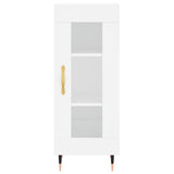 Highboard White 34.5x34x180 cm Engineered Wood 3200369