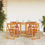 Garden Table Folding Brown 110 x 60 x 72 cm Solid Acacia Wood 4103887