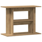 Aquarium Stand Artisan Oak 80x35x60 cm Engineered Wood 857273