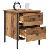 Bedside Cabinet with Drawer Old wood 40 x 42 x 50 cm 871246