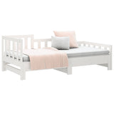 Pull-out Day Bed without Mattress White 2x cm 820737