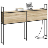 Storage Headboard with Charging Station Sonoma oak 135 cm 859801