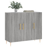 Sideboard Grey Sonoma 90x34x80 cm Engineered Wood 828098