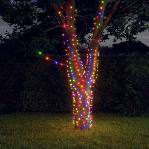 Solar Fairy Lights 5 pcs 5x200 LED Colourful Indoor Outdoor 328954