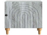 Bedside Cabinet Grey Sonoma 43 x 34.5 x 50 cm Engineered Wood 894117