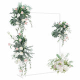 Wedding Arch White 150 x 49.5 x 200 cm Steel 42023039