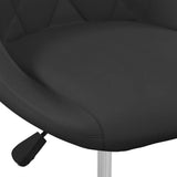Swivel Dining Chairs 2 pcs Black Velvet 335280