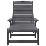 Sun Lounger 2 pcs Light Grey 195.5 x 53 x 98.5 cm Polyethylene 3335853