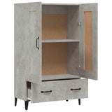 Highboard Concrete Grey 70x31x115 cm Engineered Wood 812577