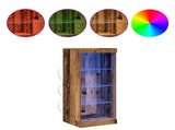 LED Sideboard Old Wood 41 x 37 x 100 cm Engineered Wood 863054