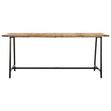 Dining Table 180x90x75 cm Solid Wood Mango 373611