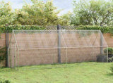 Chicken Cage Silver 100x100x190 cm Galvanised Steel 172549