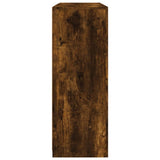Sideboards with LED Lights 3 pcs Smoked Oak Engineered Wood 3209111