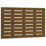 Wall Headboard Honey Brown 81x3x63 cm Solid Wood Pine 824746