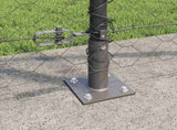 Welded Wire Fence with Concrete Base 50 x 1.2 m 3353700