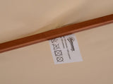 2.7m Elegant Wooden Frame Parasol Umbrella - Beige T3398P317794
