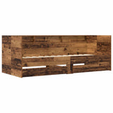 Bed Frame with Storage Old Wood 80 x 200 cm Engineered Wood 3429640