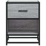 ZNTS Bedside Cabinet Grey Sonoma 40x31x50 cm Engineered Wood 848690