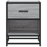 ZNTS Bedside Cabinet Grey Sonoma 40x31x50 cm Engineered Wood 848690