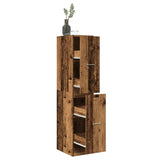 Apothecary Cabinet Old Wood 30x41x144.5 cm Engineered Wood 855176