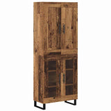 Highboard Old Wood 69.5 x 34 x 180 cm Engineered Wood 3403192