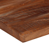 Table Top 100x80x2.5 cm Rectangular Solid Wood Reclaimed 371211