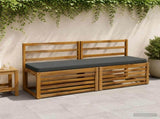 2-Piece Bench Cushions VUGHT 2 pcs 100% Polyester Anthracite 951361