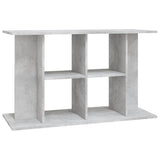 Aquarium Stand Concrete Grey 100x40x60 cm Engineered Wood 833587