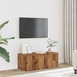 TV Cabinet Old Wood 80x34x30 cm Engineered Wood 856012