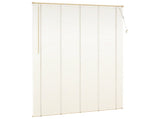 Venetian Blind Light Brown with Pattern 213 x 140 cm 25 mm PVC 42003781